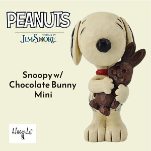 Xk[s[ `R[goj[ ~j WVA AeB[N tBMA Snoopy w/ Chocolate Bunny Mini s[ibc JIM SHORE KAi 킢  CeA G l` v[g Mtg