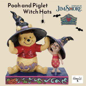 fBYj[ ܂̃v[ v[ & sObg EBb`nbg nEB  WVA tBMA u l` Pooh and Piglet Witch Hats fBYj[gfBVY JIM SHORE KAi