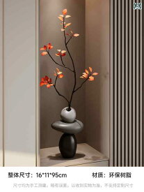 インテリア プレゼント 玄関 ホールの 装飾品 石造りの シミュレーション グリーン 植物 花瓶 リビング ルームの テレビキャビネット 家の 装飾