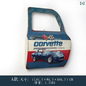 インテリア オブジェ おしゃれ インダストリアル 鉄製 車 ドアの 壁の 装飾 バー コーヒー ショップの 古風 装飾品 4 S 美容 室の ペンダント