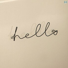 インテリア オブジェ おしゃれ 北欧 モダン イン スタイル シンプル 鉄製 英語 文字 壁 装飾 寝室 壁掛け