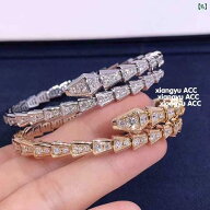 ブレスレット バングル オシャレ 18 K ゴールド モ アッサ ナイト スネーク ブレスレット 女性用 スター …