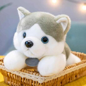 ぬいぐるみ 抱き枕 犬 ハスキー 動物 クッション 玩具 人形 抱きまくら 枕 柔らかい ふわふわ 癒し系 かわいい 雑貨 インテリア 部屋飾り 置き物 アニマル キッズ ベビー ギフト 誕生日プレゼント お祝い 子供 おもちゃ 贈り物 出産祝い ぬいぐ
