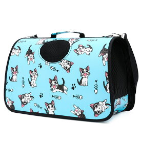 ペットキャリーバッグ 犬用 猫用 鞄 ペットバッグ キャリーケース ショルダー 斜め掛け リュックサック お出かけ用 トラベルバッグ 通院 散歩 旅行用 軽量 通気性 安定感 丈夫 持ち運び便利 折りたたみ 収納可能 ペット用品 小型犬 中型犬 ペットハ