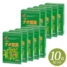 【送料無料】OSK ナタ豆茶 160g (5g×32袋) まとめ買い10点セット【小谷穀粉】