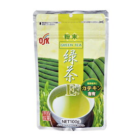 OSK 粉末緑茶　Eライフ 100g 【小谷穀粉】