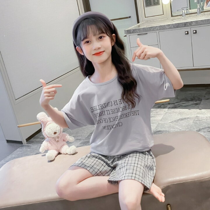キッズ 子供用 綿100% パジャマ 上下セット ルームウェア 女の子 男の子 夏用 春夏 半袖 ショート袖 薄手 かぶり Uネック ショートパンツ 半ズボン 短パン 字母 チェック柄 シンプル ベビー 小学生 ジュニア 中学生 部屋着 寝巻き 室内着 110cm 120 130 140 子供用 ベビー パジャマ 上下セット ルームウェア 綿100% 女の子 男の子 キッズ 幼児 夏用 春夏 ショート袖 半袖 薄手 かぶり Uネック ショートパンツ 半ズボン シンプル 保育園 幼稚園 冷房対策 部屋着 寝巻き カジュアル ナイトウェア 室内着 りんご柄 70cm 80 90 100cm