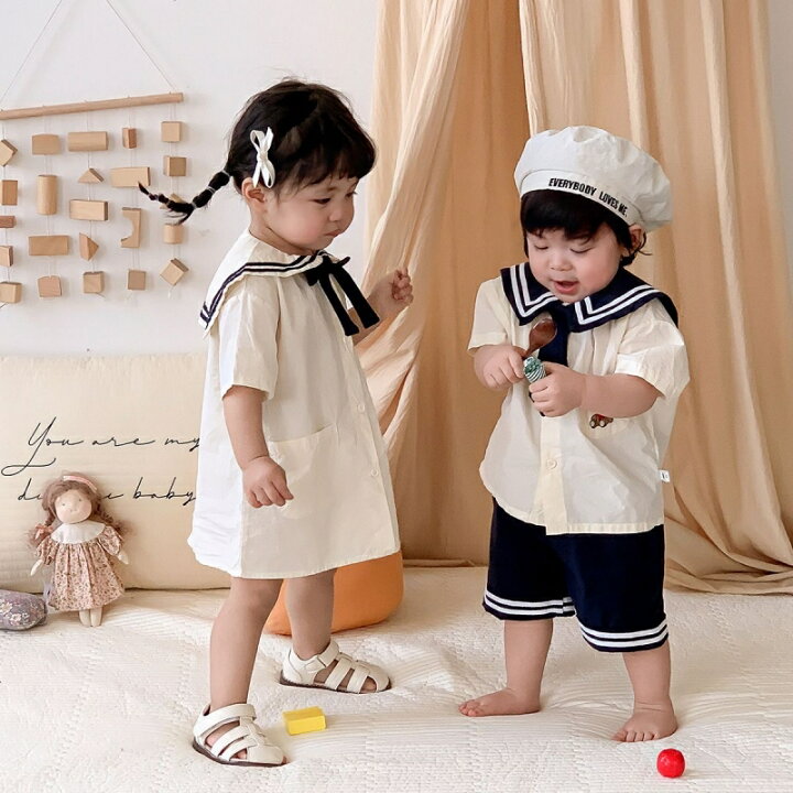 楽天市場】子供服 キッズ セーラー服 スーツ 2点セットアップ 