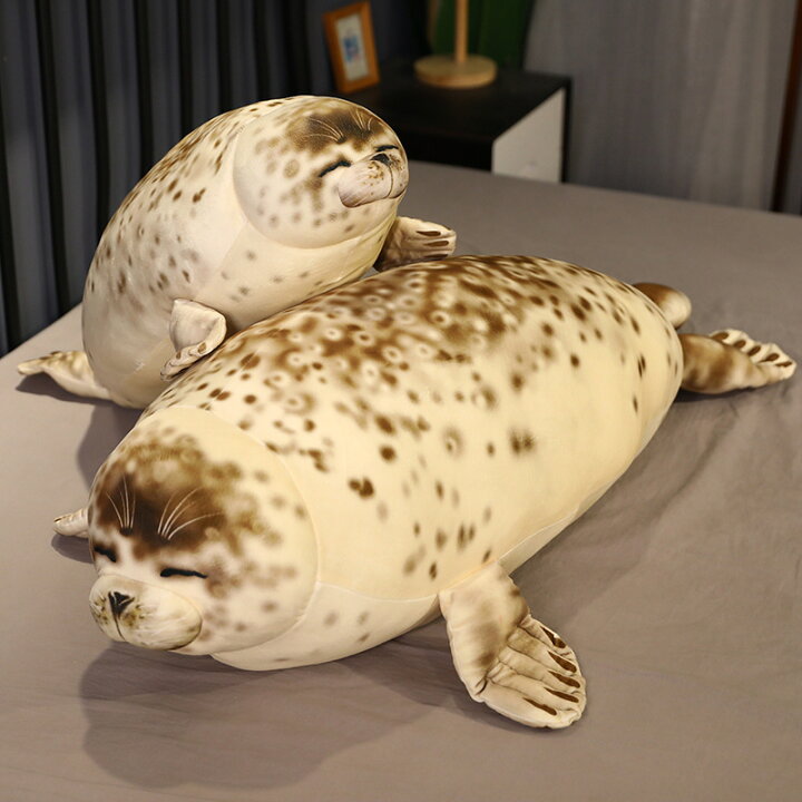 楽天市場】35cm~120cm アザラシ ぬいぐるみ ゴマ 長い抱き枕 大きい 