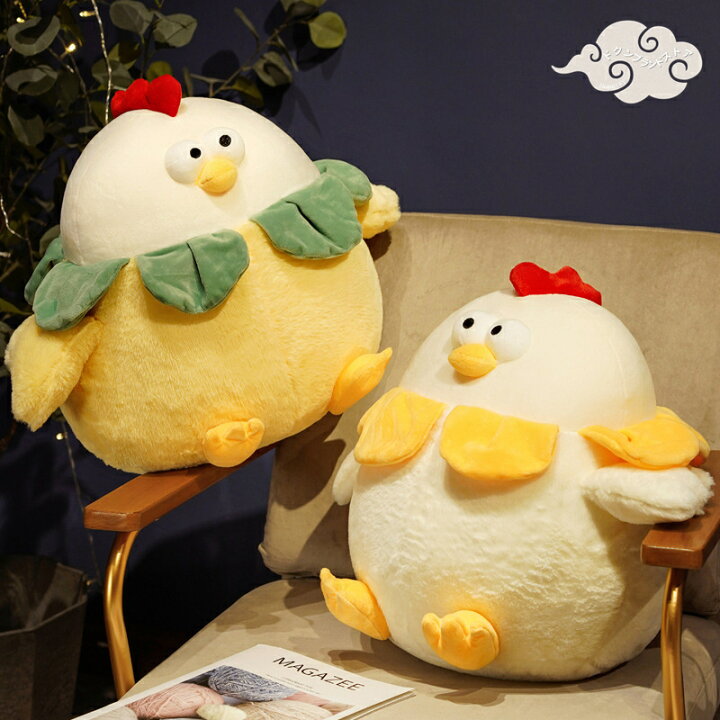 楽天市場】43cm ニワトリ にわとり 鶏 ひな ぬいぐるみ ひよこ でぶ 