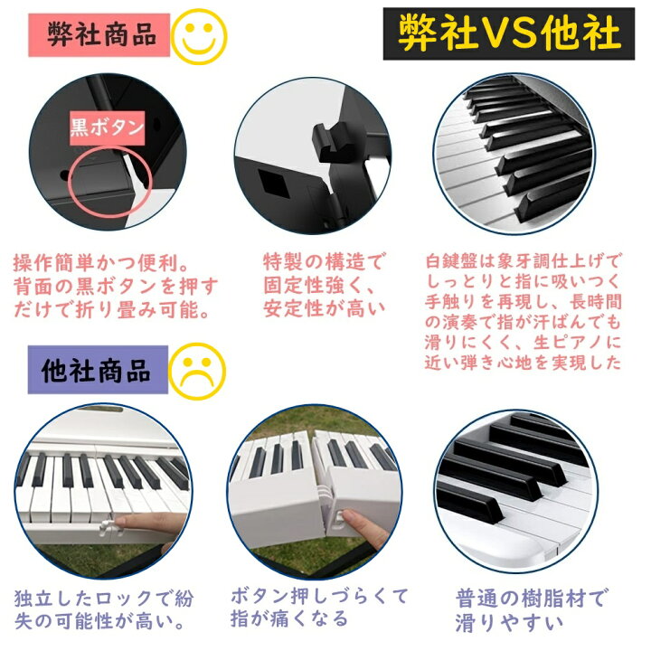 楽天市場】【即納 折りたたみ FOLD PRO】 電子ピアノ 88鍵盤 Longeye 