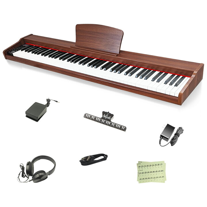 楽天市場】【木製電子ピアノ 新モデル】Longeye ロンアイ 電子ピアノ 