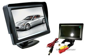 オンダッシュモニター DC12/24V両用 4.3インチ 映像入力2系統 電源直結式 バックモニター用に HOP-OMT43 送料無料