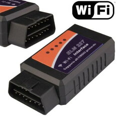 Wi-Fi接続OBD2ツール 配線不要 車の状態をアプリでチェック Android/iOS/PC対応 HOP-WIFIOBD-O 送料無料