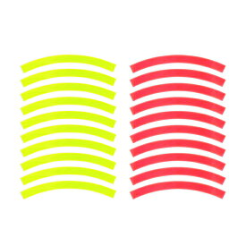 自転車ホイール用 10枚セット 反射ステッカー 反射材 反射テープ リフレクター 反射シール 夜間安全対策 通勤通学 HOP-RESTC10S 送料無料