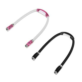 LEDネックライト ブックライト 調光・角度調整 フレキシブルアーム スポット・ワイド・パワーモード ハンズフリー 単4電池式 野外 HOP-NECKLED02