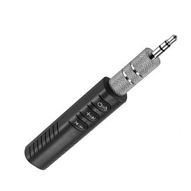 Bluetoothオーディオレシーバー アダプタ 充電式 ヘッドフォン・スピーカーを無線利用できる AUX端子 HOP-PFBTA13013