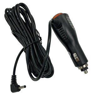 スイッチ付きシガー電源ケーブル(3.5mmDC端子)シガーソケット 約3.5m 12V/24V両対応 12V/1.5A出力 ヒューズ内蔵 カーナビ ドラレコ 大型車対応 L字タイプ HOP-CIGMARU3535