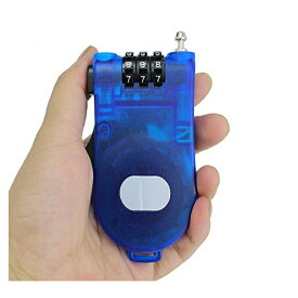 盗難防止 ワイヤー巻き取り式ダイヤル式ロック 携帯便利 ダイヤルナンバー式 キャリーケース 防犯ロック パスワード再設定可 DWLOCK03 送料無料