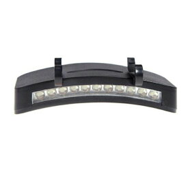 キャップ用LEDヘッドライト 手軽に使える 防災 アウトドア キャンプ ハイキング 釣り 夜道 ハットライト 夜間・暗所作業に クリップ式ライト HOP-HCLED11 送料無料