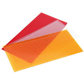 カーライト補修キット 赤透明黄3枚セット クリアレンズ テールライト ヘッドライト ウィンカー キズ割れを修復 オートレンズ修理 HOP-ALRK3IN1