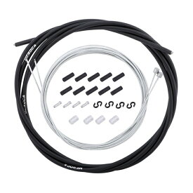 自転車用シフトケーブル 前後セット インナーケーブル＋アウターケーシング 高耐久 低摩擦 変速スムーズ スモールパーツ付 交換 補修 修理用 汎用シフトワイヤー HOP-MRCSC155