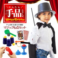 かんたん手品シリーズ マジック6点セット 手品用品 マジック用品 コインパドル 消えるボールなど スキル…