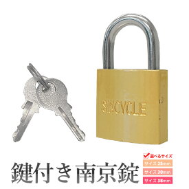 銅メッキ 南京錠 鍵3本 シャックル径3mm 盗難防止 防水防錆 防犯 セキュリティ 郵便ボックス リュック スーツケース 引き出し HOP-LKTM25