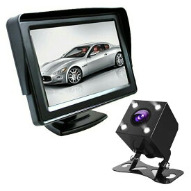 バックカメラセット 高画質CCDカメラ お買得セット 4.3インチオンダッシュモニター HOP-OMT43BK006
