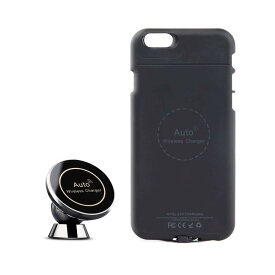 クリアランス特価 EONON iPhone7用 車載用ワイヤレスチャージャー 置くだけ充電 抜き差し不要 吸盤装着 手軽で安全 ワイヤレス/ケーブル切替可 マグネット固定 360度回転 HOP-A0604/A0605 送料無料