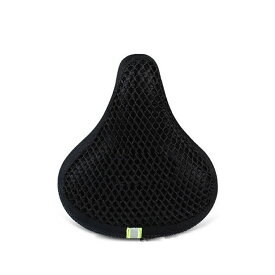 自転車サドルカバー エアスルーメッシュ特殊加工 3Dハニカム構造で蒸れ・衝突を軽減 反射材付き 夜間自転車安全サポート 軽量自転車メッシュカバー HOP-NOB2321 送料無料