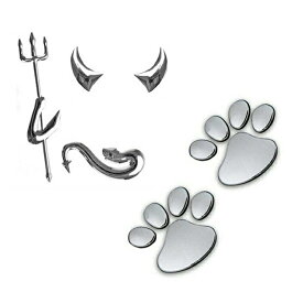 小悪魔+肉球カーステッカーセットEBSETAP2 送料無料