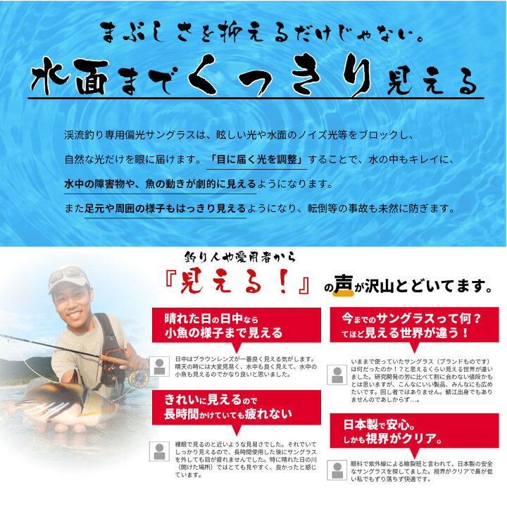楽天市場 偏光サングラス 釣り 渓流 川 湖 海 渓流釣り 海釣り ルアー釣り バス釣り 用 サングラス ガール スモークグレイ オススメ レディース メンズ 偏光サングラス 偏光 レンズ ドライブ アウトドア スポーツ Uvカット グラス かわいい 眼鏡 メガネ おすすめ 伊達