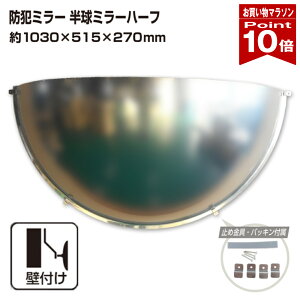 �y���������}���\�� �|�C���g10�{�z �J�[�u�~���[ ���� �h�ƃ~���[ �����~���[�n�[�t ��1030×515×270mm �A�N������ ���p �Փ� �o������ T���H �����H �w�Z �a�@ �V�l�z�[�� ���{�� �z�e�� ���H