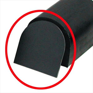 カーストッパー タイヤストッパー D型ゴム かまぼこ型 H70×W70 サイドキャップカバーyh273