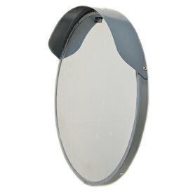 【ポイント5倍】 カーブミラー 大型ミラー 道路鏡 丸型 800φ 金具付き 一面鏡 フード付き アクリル オレンジ ブラウン ホワイト グレーブラック 茶 白 黒 日本製 yh176