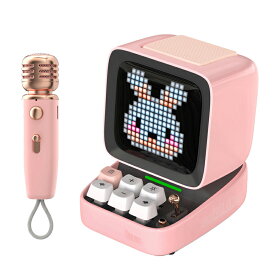 Divoom Ditoo-Pro ポータブルBluetoothスピーカー3.55インチLEDスクリーンピクセルディスプレイ DSPワイヤレススピーカーAPPコントロール