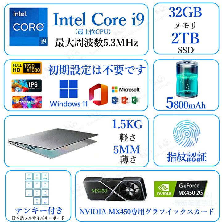 楽天市場】【爆売り☆人気NO.1☆Office付き】ノートパソコン パソコン 