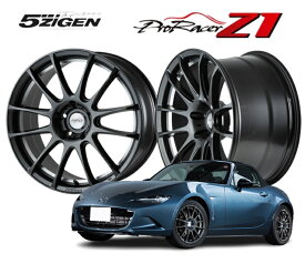 17インチ 5H100 9J+45 5穴 PRORACER Z1 ホイール 1本 マットガンメタ 5次元 プロレーサー Z1 5ZIGEN