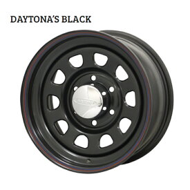 15インチ 6H139.7 6.5J+40 6穴 DAYTONA’S BLACK ハイエース ホイール 4本 ブラック MORITA デイトナブラック モリタ