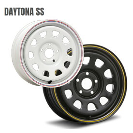 15インチ 5H108 6J+30 5穴 4本 デイトナSS ホイール DAYTONA SS MLJ ブラック/トリコロールホワイト KY