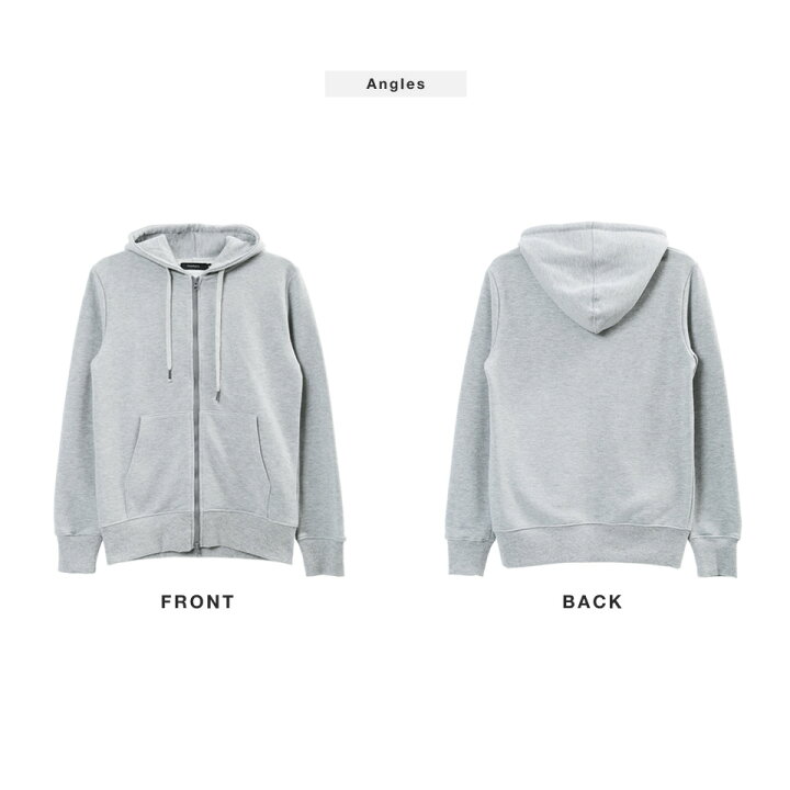 楽天市場 ジップパーカー パーカー メンズ パーカ インレイパーカー 薄手 スウェット スウェットパーカー ジップアップパーカー ダブルジップ 服 黒 メンズファッション 無地 グレー Saleアイテム ｊｏｚｅ ジョゼ