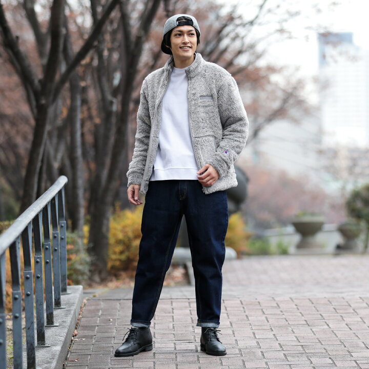 楽天市場 クーポン対象外 送料無料 チャンピオン ボア フリース ジャケット Champion Full Zip Jacket ブルゾン メンズ 防寒 アウター メンズファッション 冬 冬服 服 ペア カップル ブラック グレー ベージュ ネイビー ホワイト ｊｏｚｅ ジョゼ