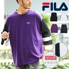 楽天市場 Fila フィラ 長さ 袖 七分袖 五分袖 Tシャツ カットソー トップス メンズファッションの通販