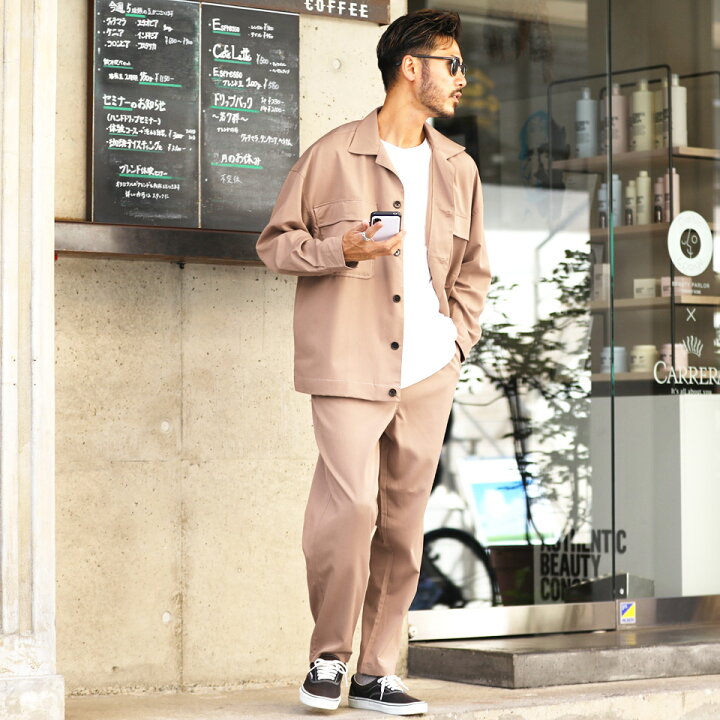 楽天市場 Trビッグポケットジャケット ジャケット ブルゾン メンズ アウター メンズファッション Tr 秋 秋服 秋物 ブラック ベージュ カーキ ビッグシルエット ｊｏｚｅ ジョゼ
