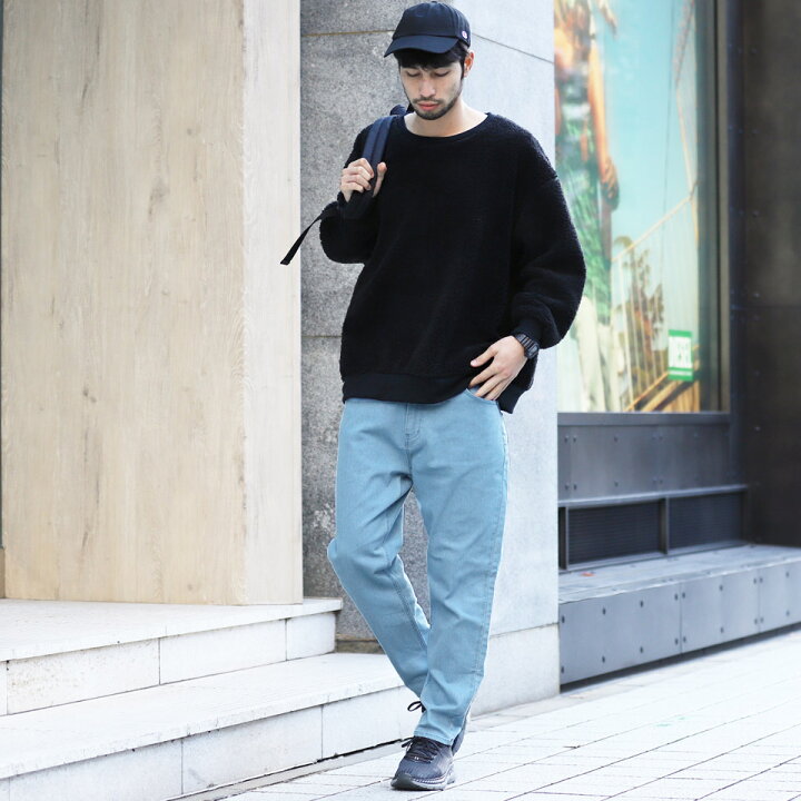 楽天市場 Saleアイテム テーパードワイドパンツ テーパードパンツ ワイドパンツ メンズ テーパード ワイド パンツ きれいめ ボトムス メンズファッション デニム インディゴ ブルー ブラック グレー ｊｏｚｅ ジョゼ