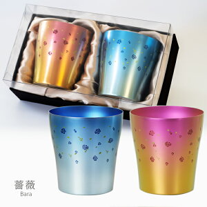 【無料ラッピング実施中】HORIE 公式ショップ/ 名入れ無料 華チタンセット 純チタン製二重タンブラー horie チタンタンブラー 母の日 父の日 敬老の日 ギフト ビールグラス ホリエ 燕三条 誕生