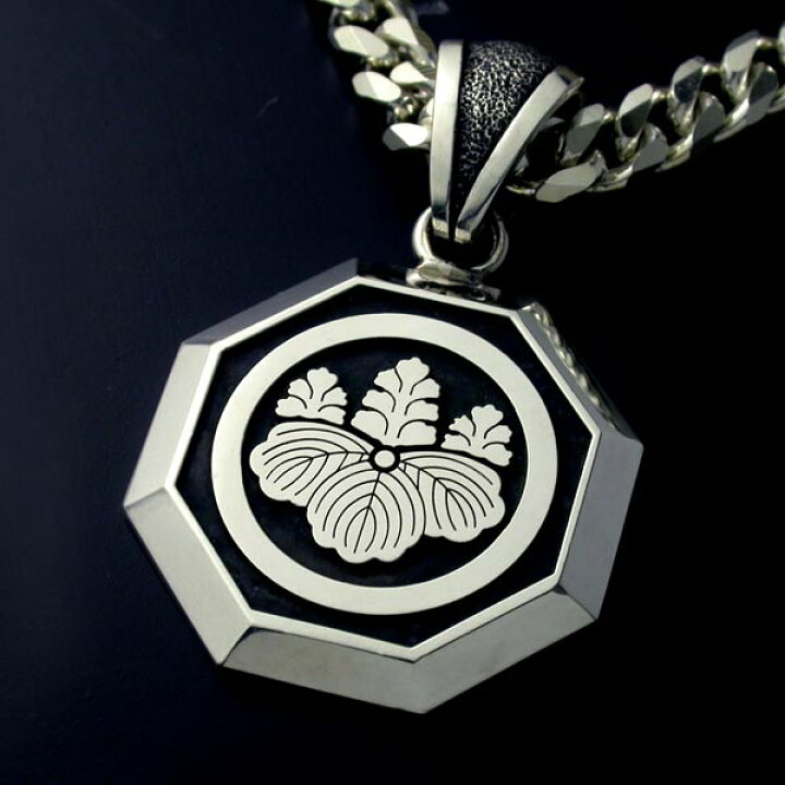 楽天市場】家紋ペンダント・八角・大・松コースFamliycrest 彫刻 彫金  
