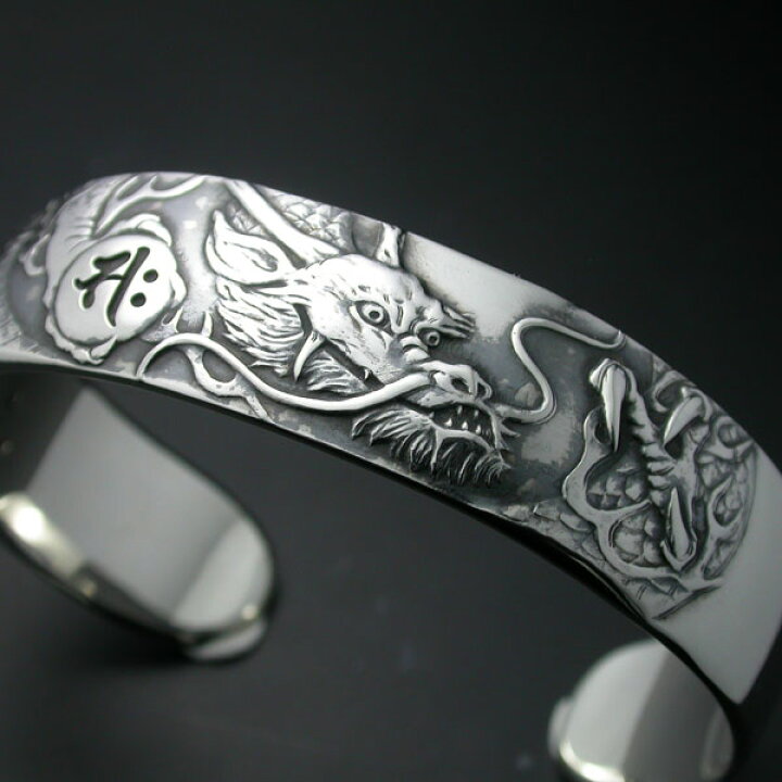 楽天市場】昇龍バングル・右龍 Dragon bangle Japanese 日本の龍 和風 