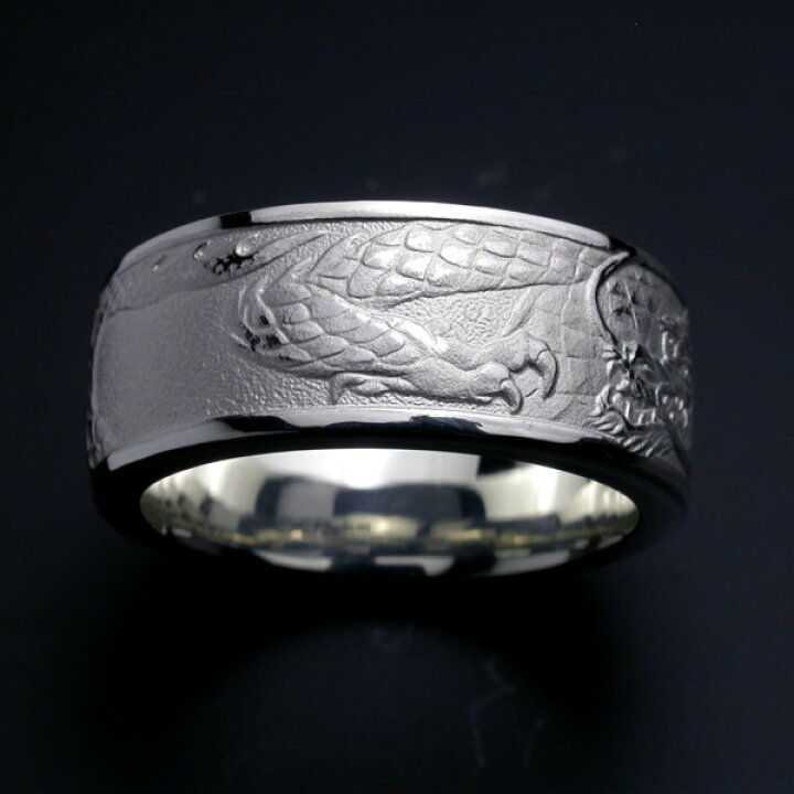 楽天市場】昇龍リング・左龍・Pt900プラチナ(＃15〜＃19） 【指輪  